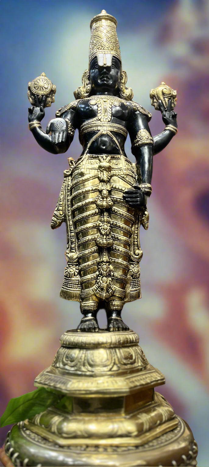 Pure Brass Lord Tirupati Balaji