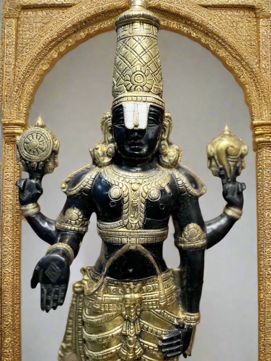 Pure Brass Lord Tirupati Balaji