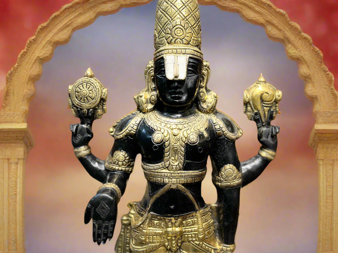 Pure Brass Lord Tirupati Balaji