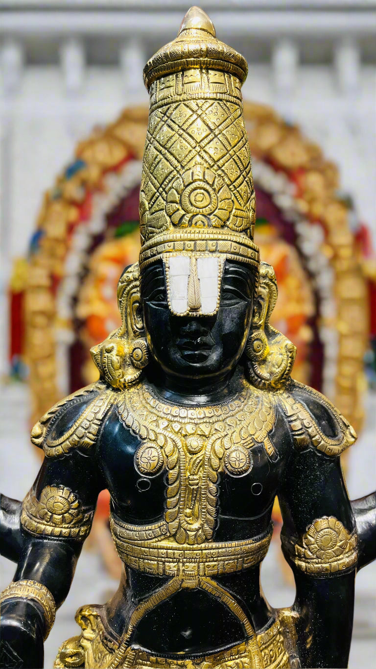 Pure Brass Lord Tirupati Balaji