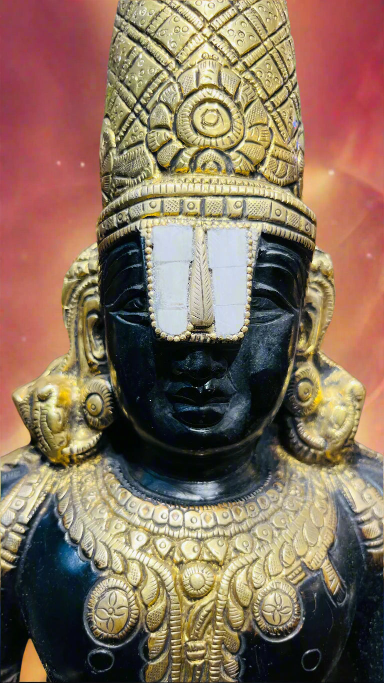 Pure Brass Lord Tirupati Balaji