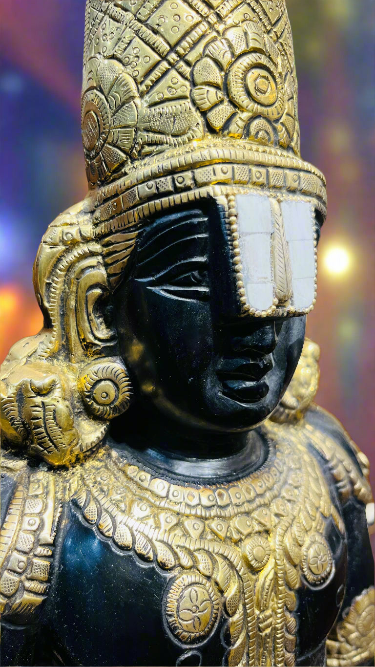 Pure Brass Lord Tirupati Balaji