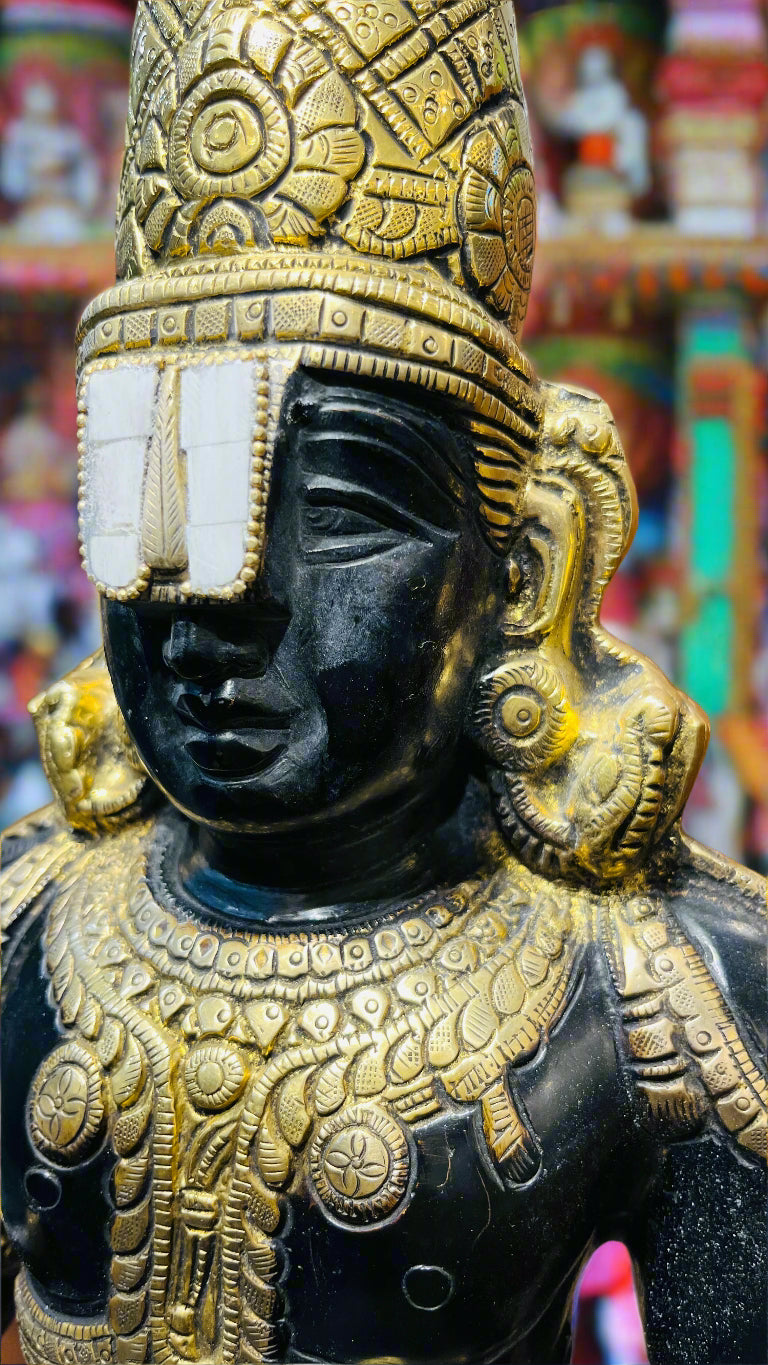 Pure Brass Lord Tirupati Balaji