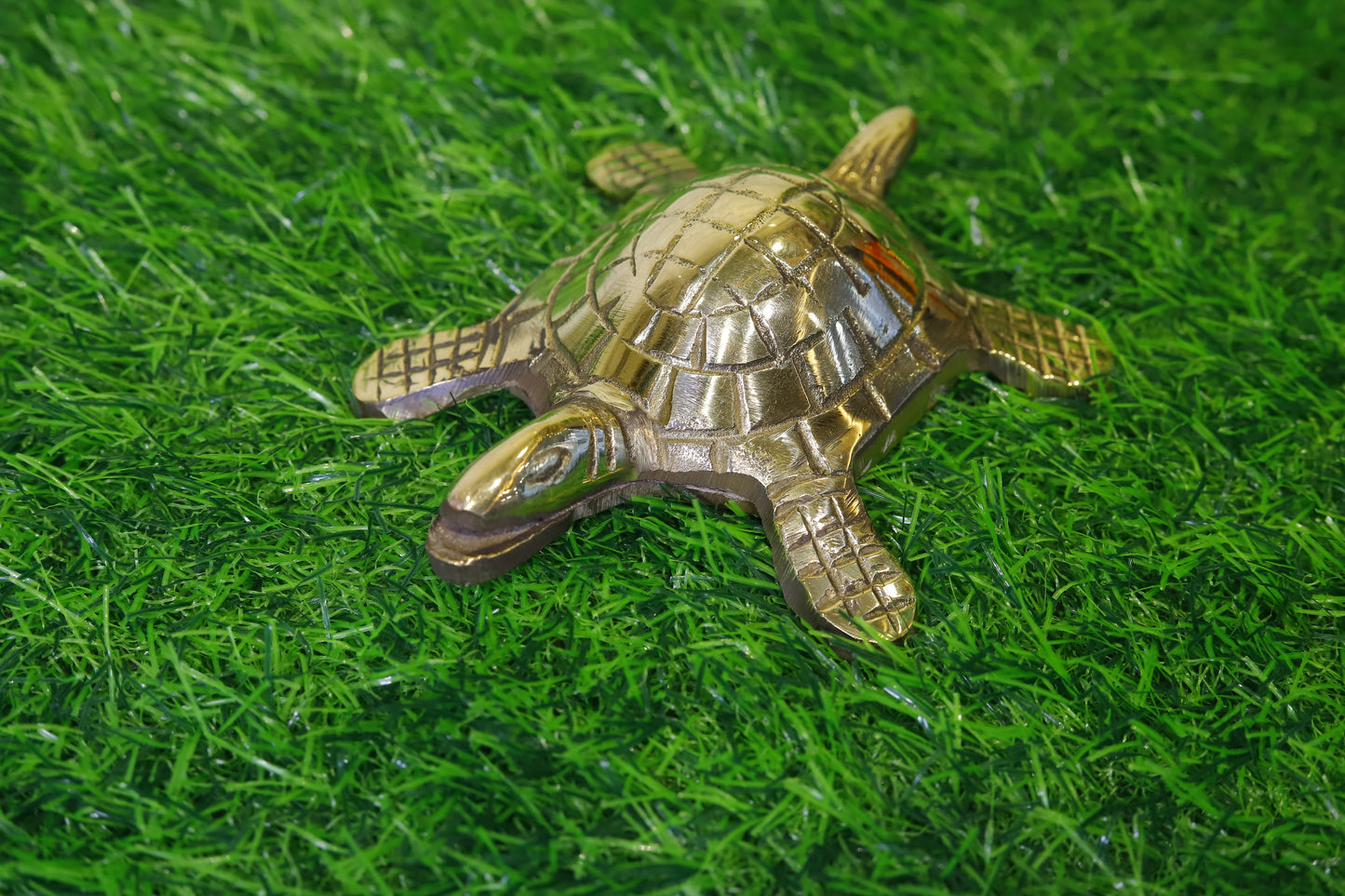 Feng Shui Vastu Metal Tortoise | Turtle Showpiece Plain