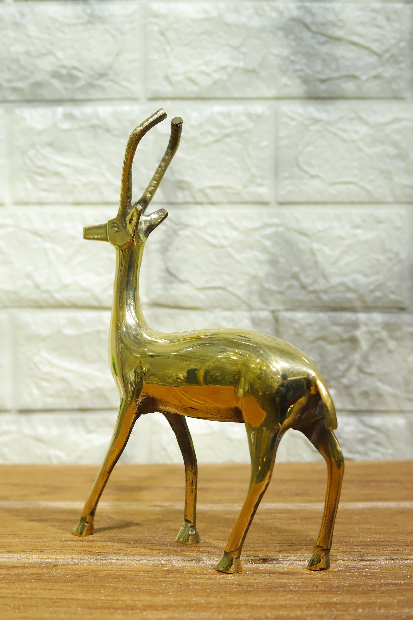 Brass Ethnic Deer Charm Showpiece