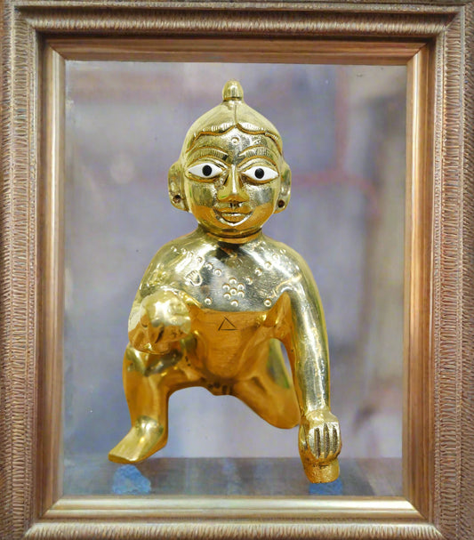 Brass Laddu Gopal | Baal Krishna Idol