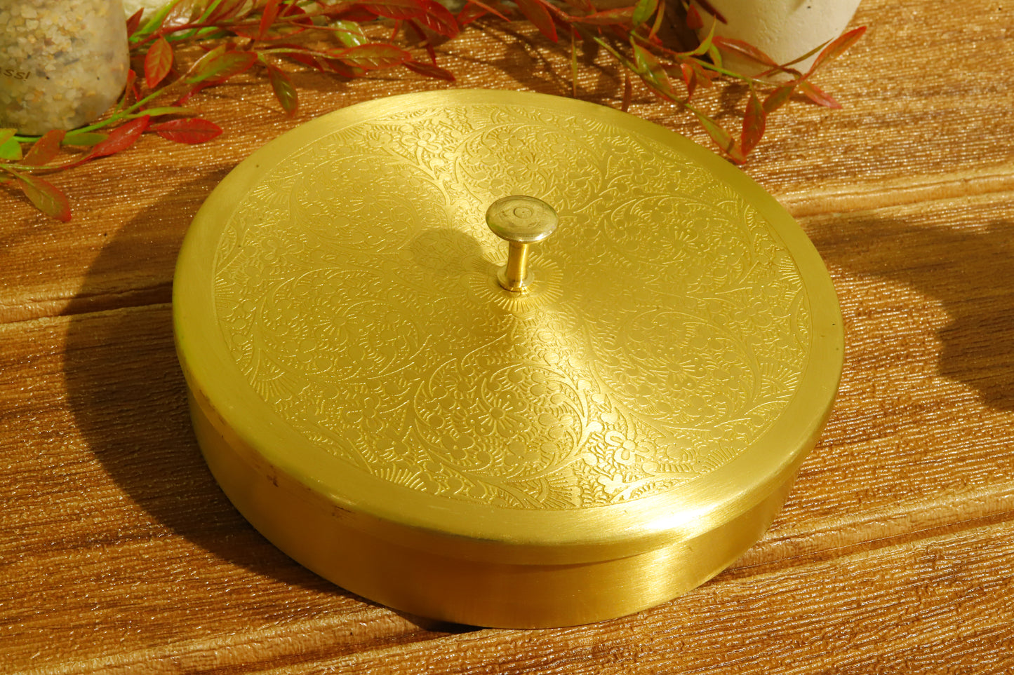 Brass Masala Daani / Spice Box