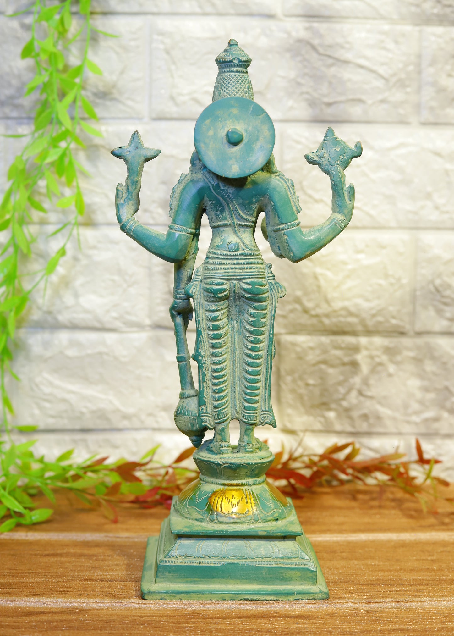 Brass Antique Lord Vishnu