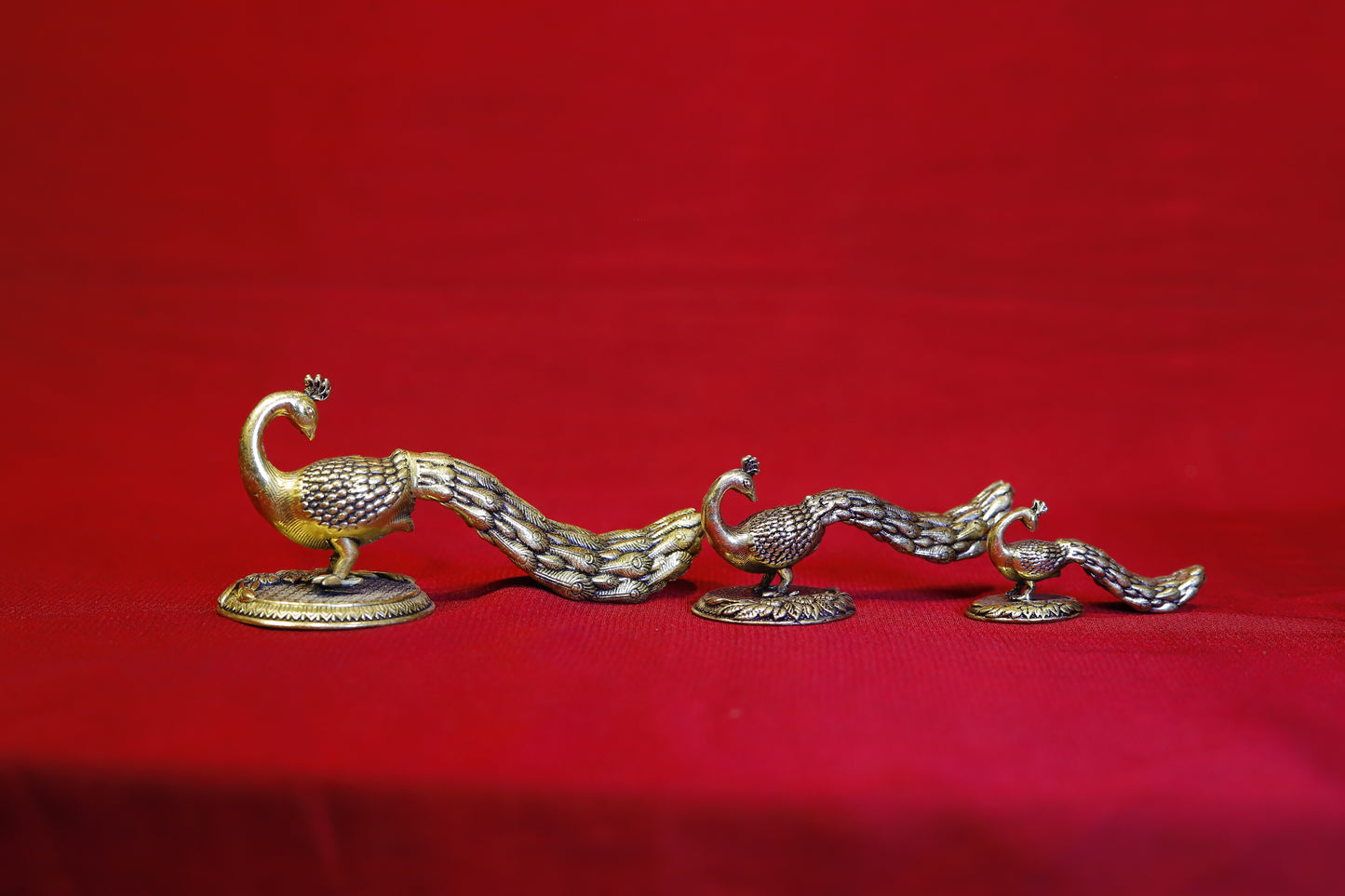 Superfine Brass Peacock Decor