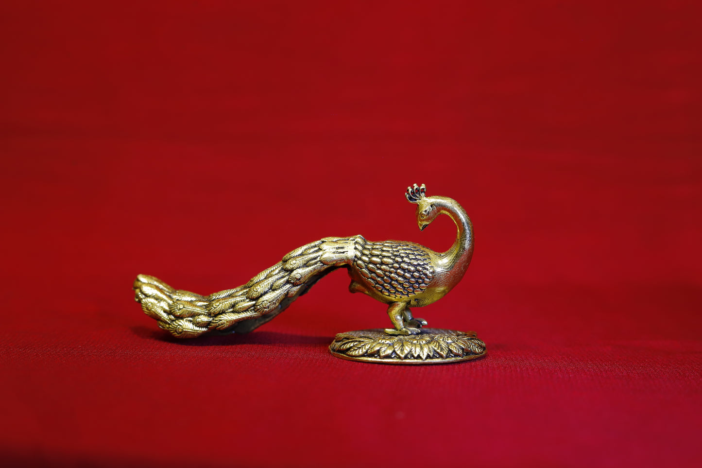 Superfine Brass Peacock Decor