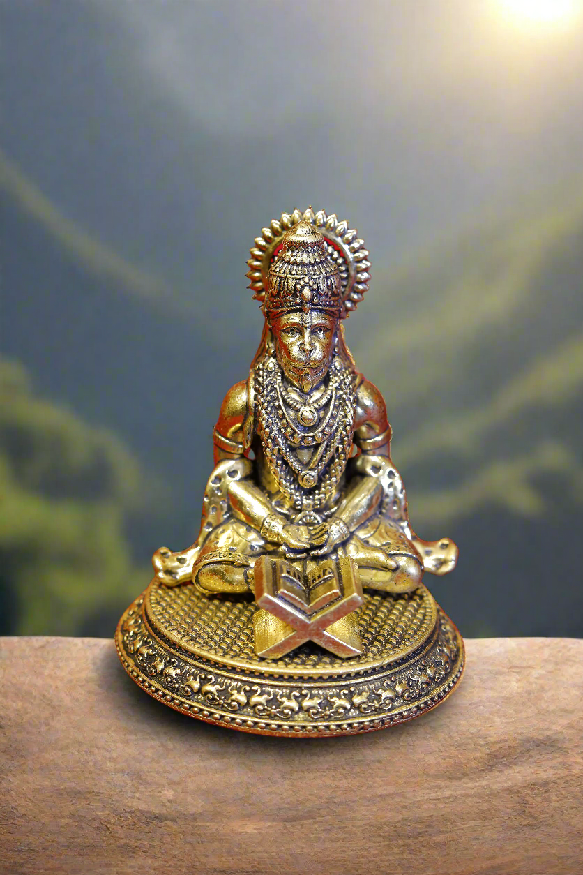 Superfine Brass Lord Hanuman - 3.5"