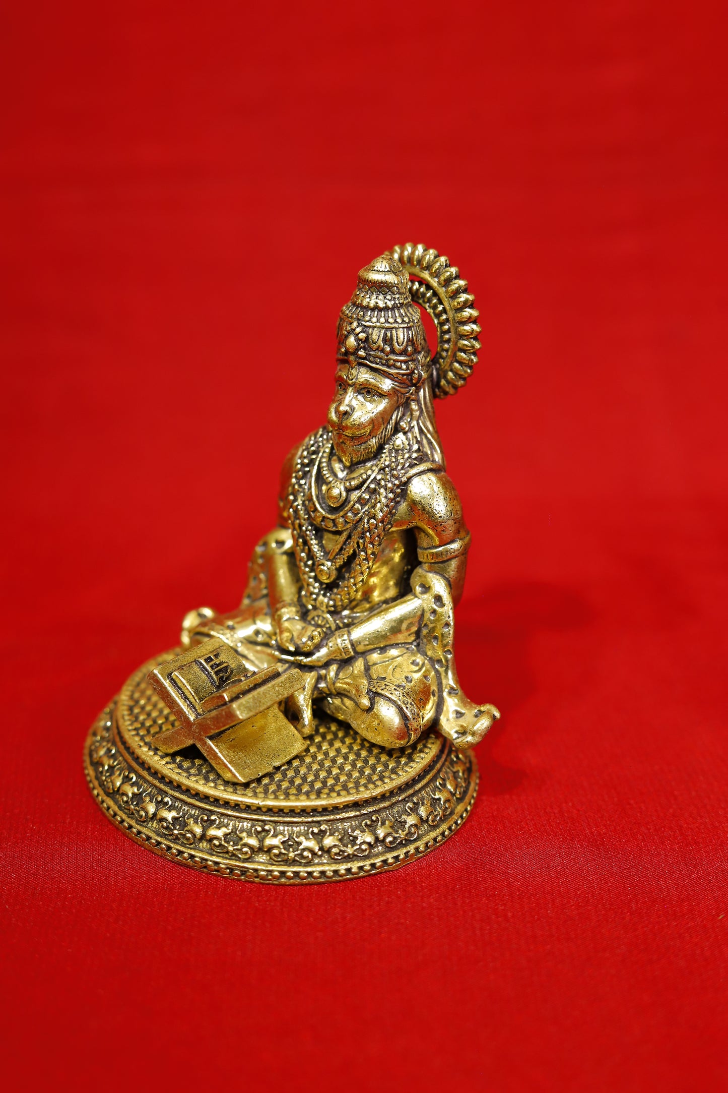 Superfine Brass Lord Hanuman - 3.5"