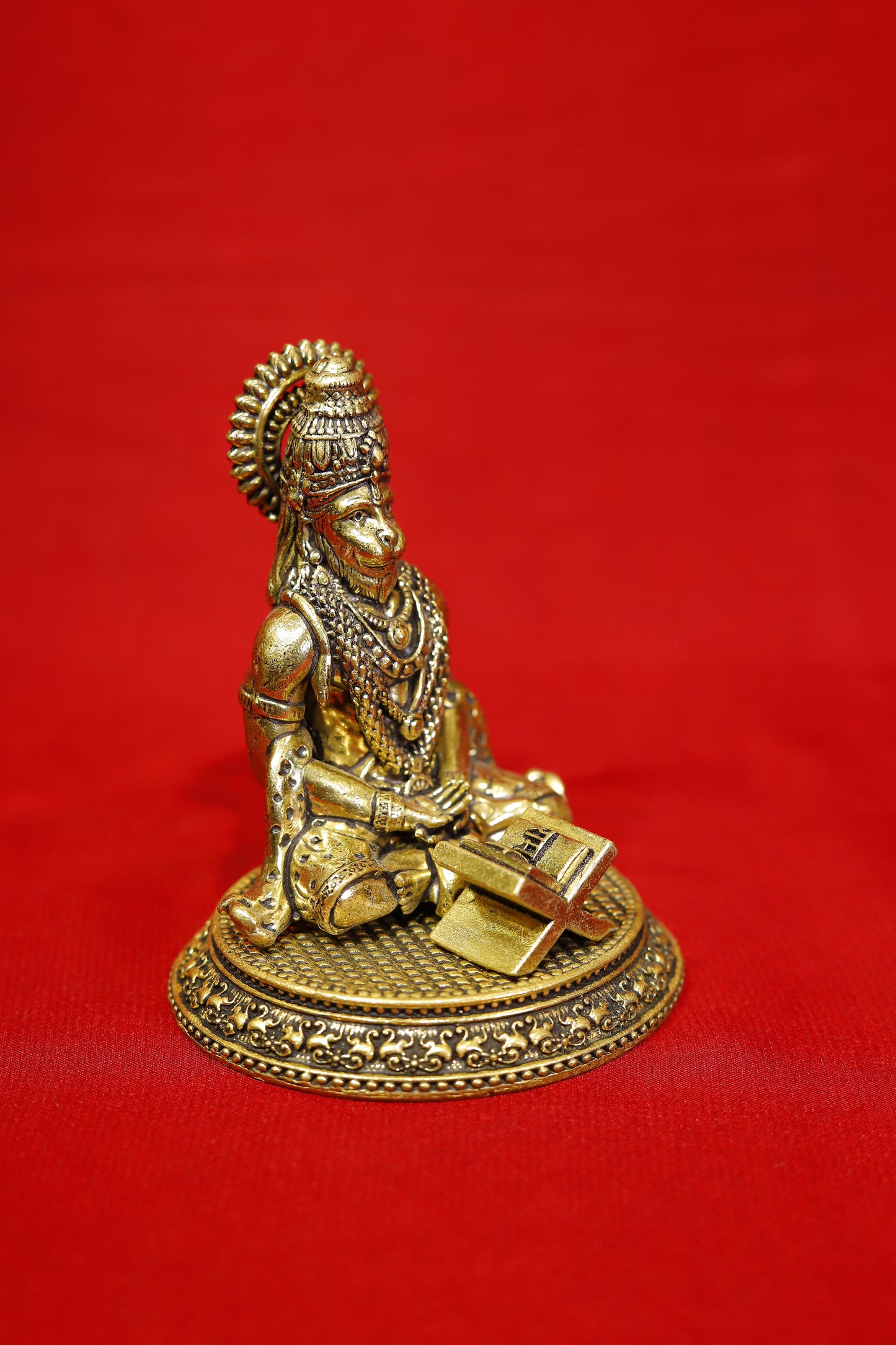 Superfine Brass Lord Hanuman - 3.5"