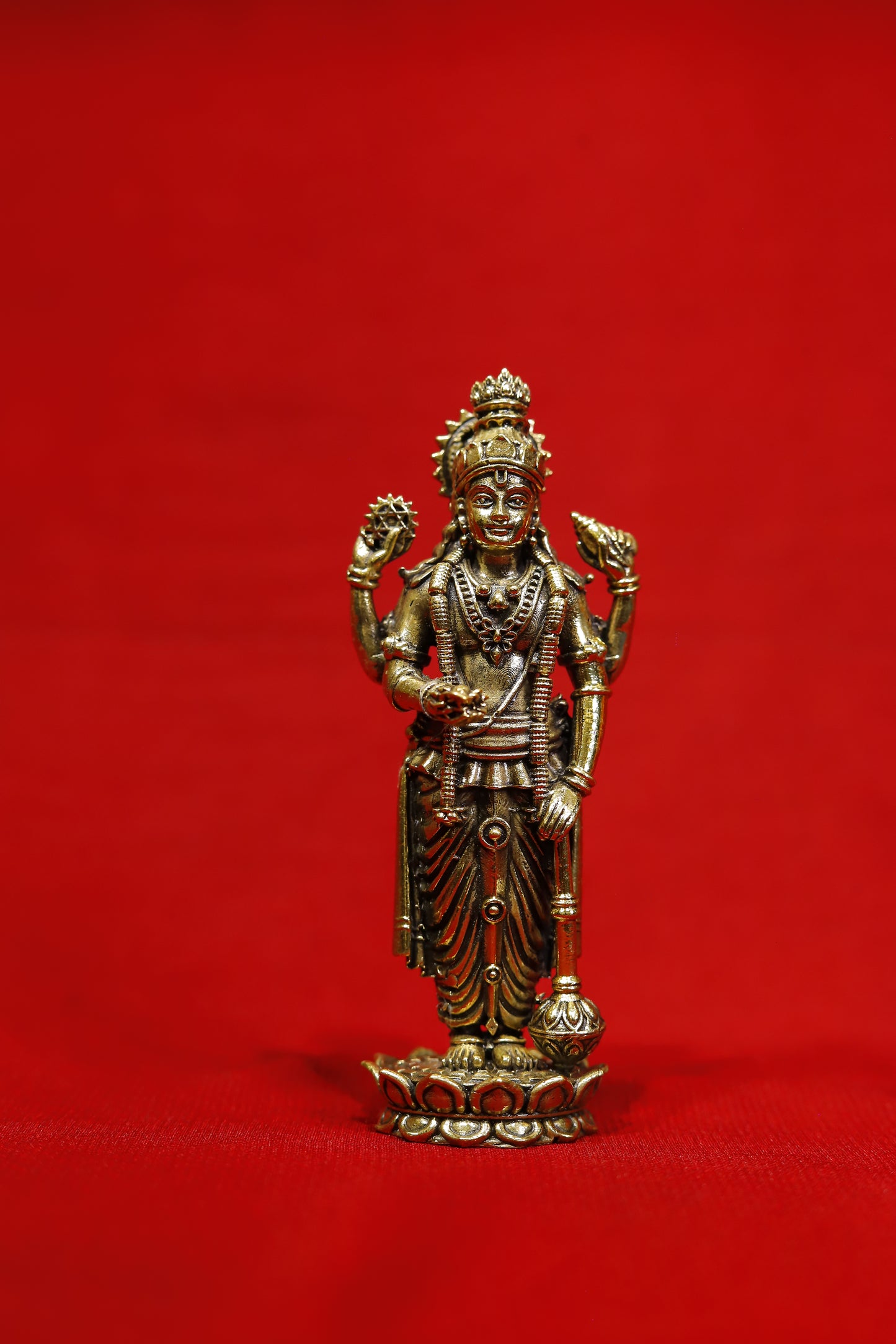 Superfine Brass Lord Vishnu
