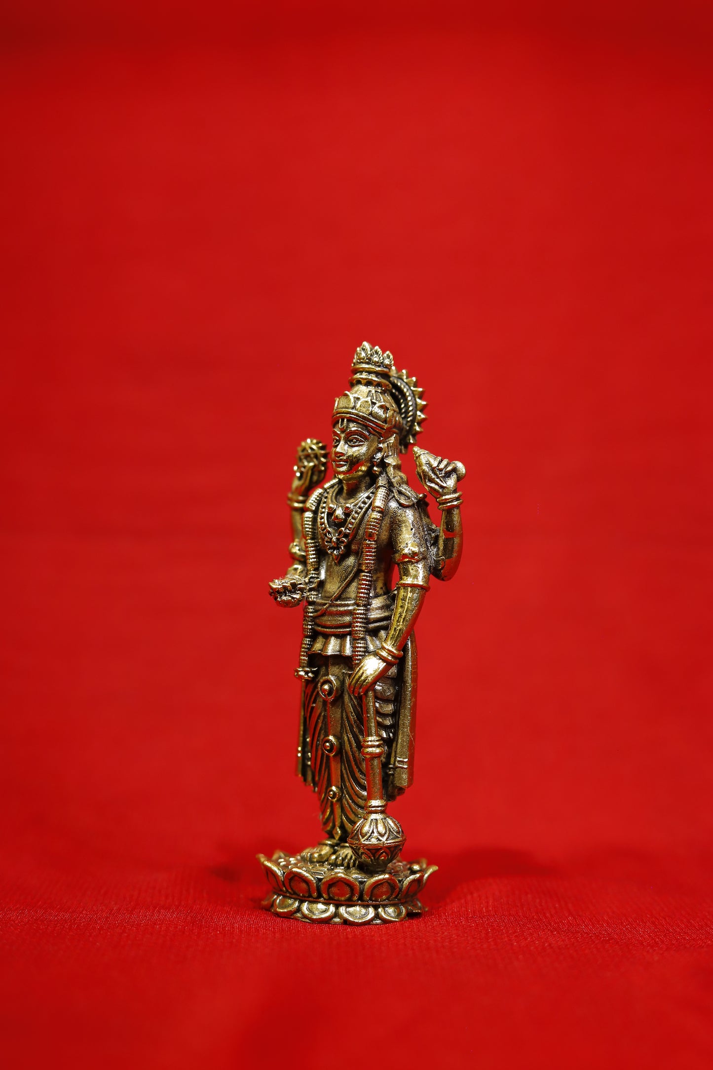 Superfine Brass Lord Vishnu
