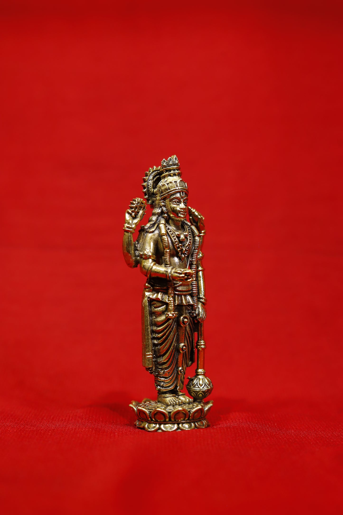 Superfine Brass Lord Vishnu