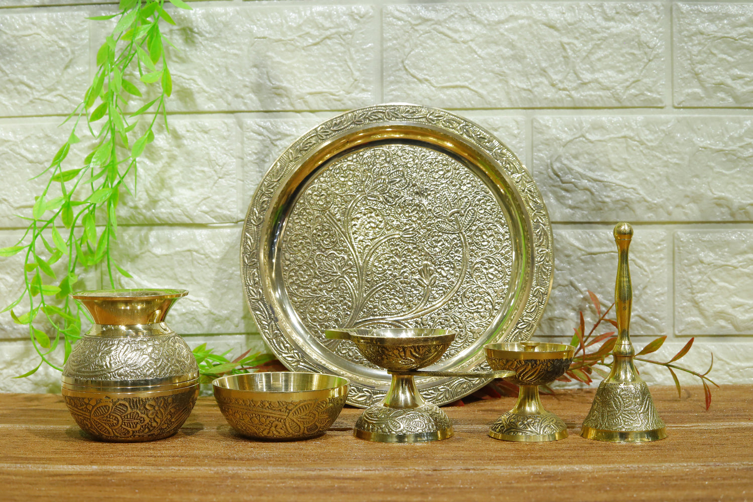Brass Pooja Essentials
