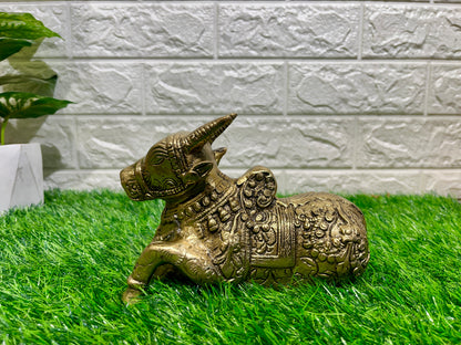 Brass Nandi Sculpture