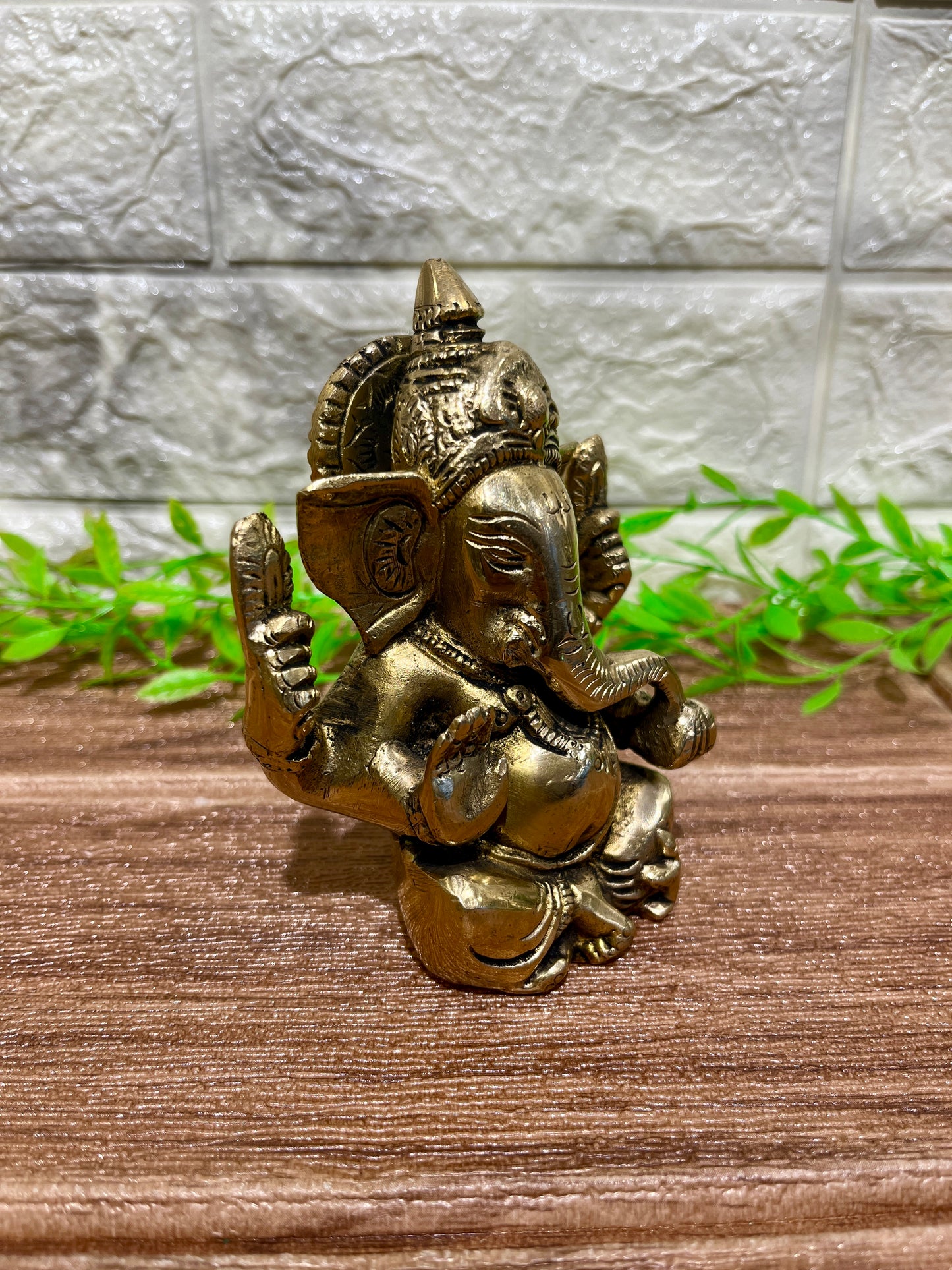 Brass Ganesh Sculpture